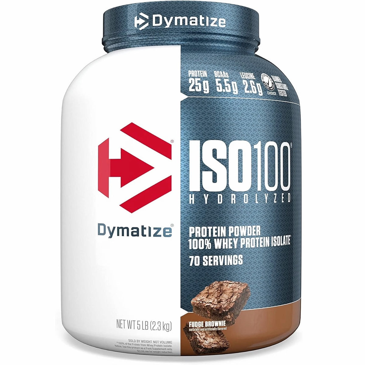 ISO100 Hydrolyzed 100% Whey Protein Isolate Fudge Brownie