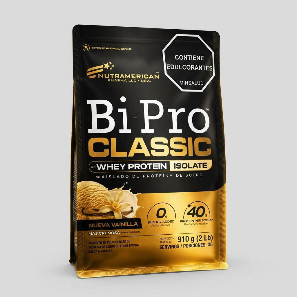 Bi-Pro Classic Nutramerican 910g (2 Lb) – Proteína Aislada Premium