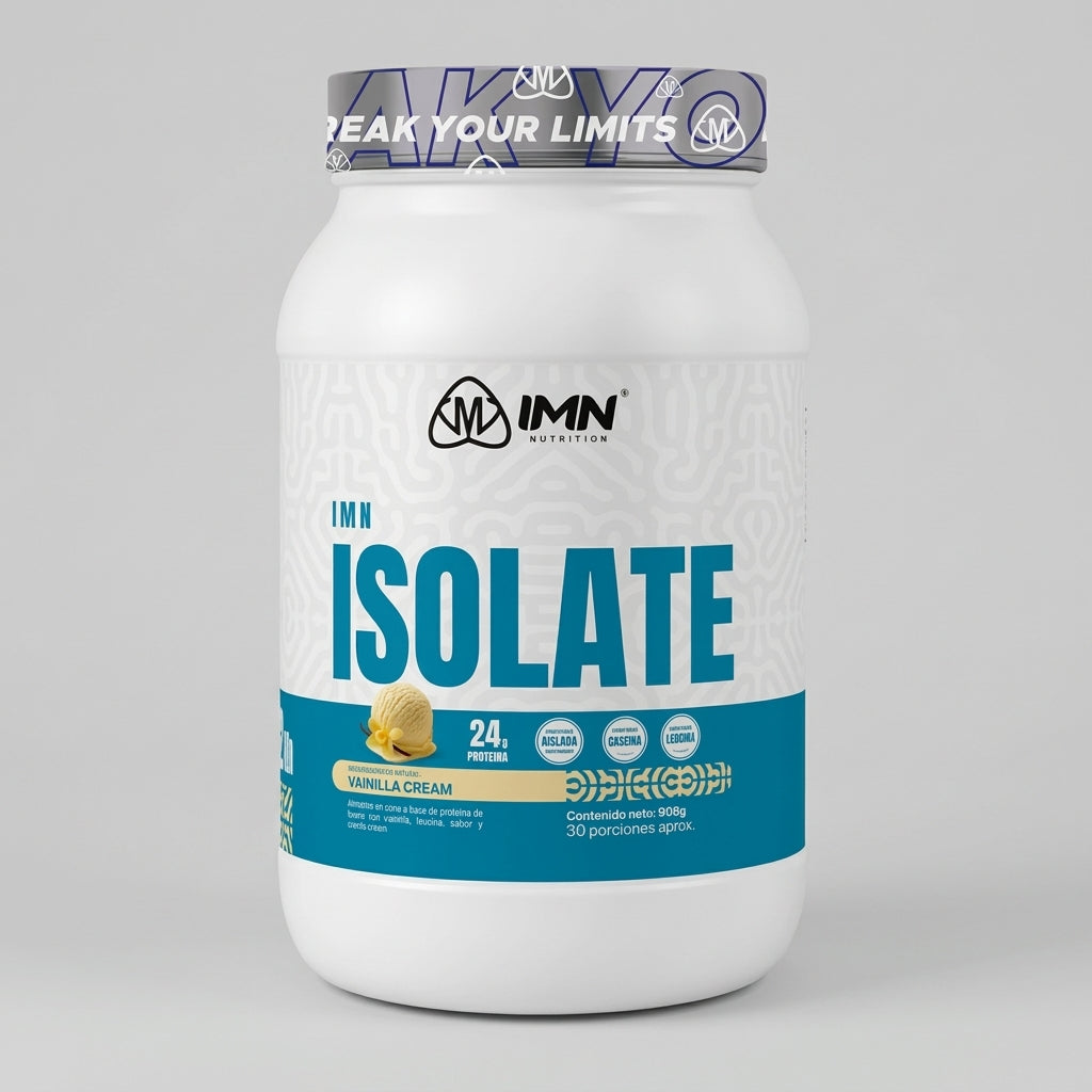 IMN Isolate 2 Lb – Aislada de Suero con Caseína y Leucina (24g Proteína) - 30 Servicios