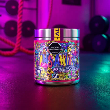 Pre-Entreno Insanity Dragon Fruit – Con Citrulina y Beta-Alanina (18 Servicios)