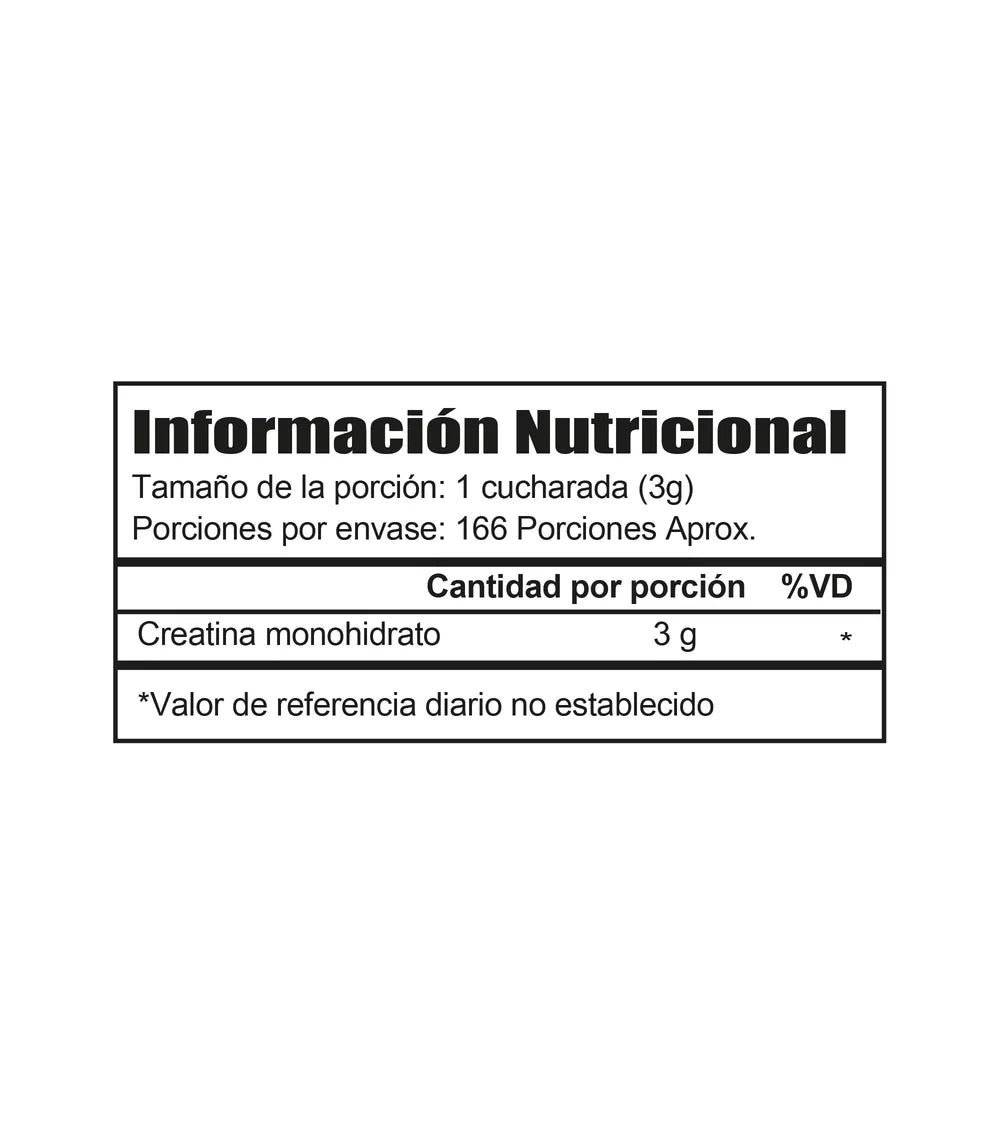 Creatina Monohidratada IMN Nutrition 500g – 166 Servicios