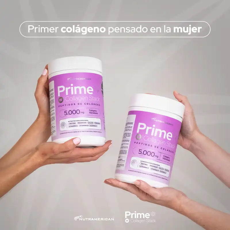 Prime W Collagen Stack | 5.000 mg de colágeno hidrolizado para la mujer - 30 Servicios