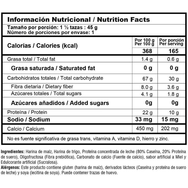 Nutra Pops Nutramerican (Pack x12 Paquetes) – Cereal Proteico Crujiente con Caseína