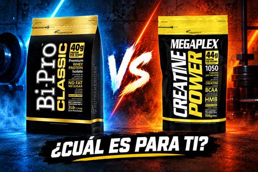 ¿Bi-Pro Classic o Megaplex Creatine Power? ¿Cuál suplemento necesitas según tu objetivo?
