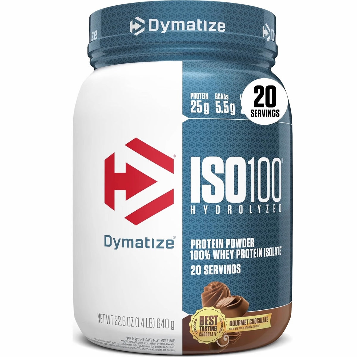 ISO100 Hydrolyzed 100% Whey Protein Isolate Gourmet Chocolate