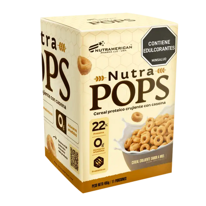 Nutra Pops Nutramerican 495g – Cereal Proteico Crujiente con Caseína