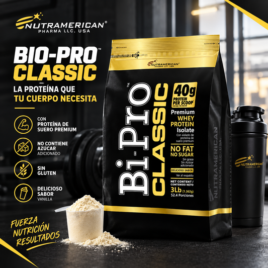 Bi-Pro Classic 3lb Nutramerican – Proteína Aislada Premium