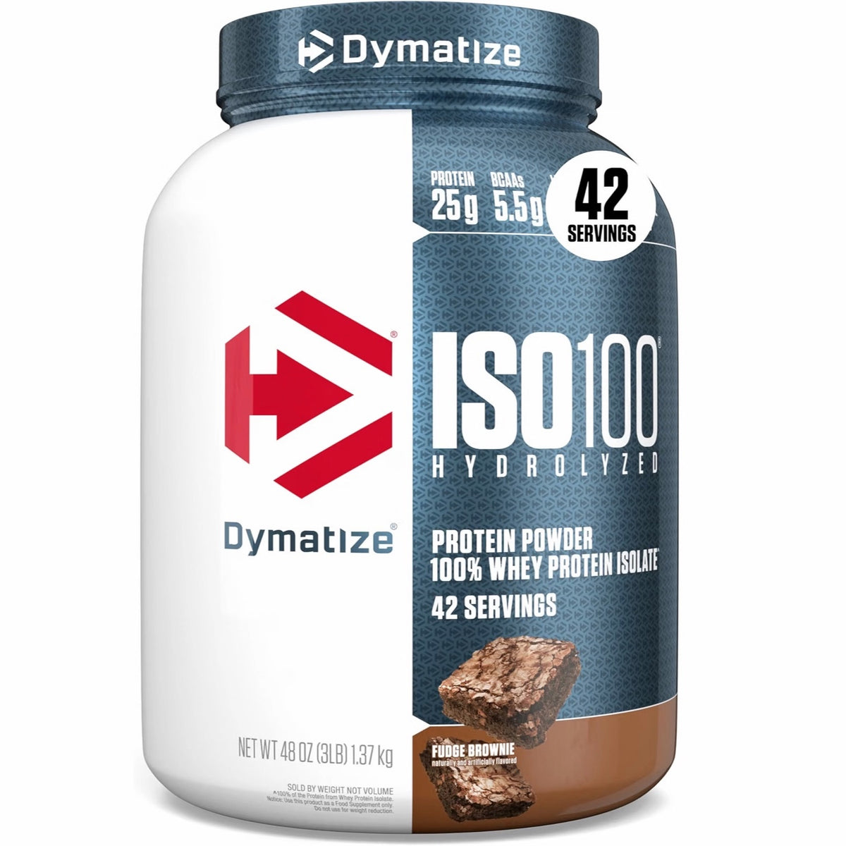 ISO100 Hydrolyzed 100% Whey Protein Isolate Fudge Brownie