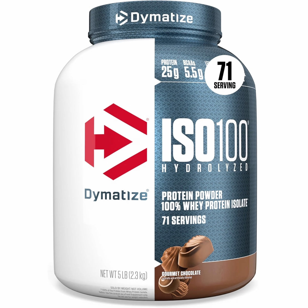 ISO100 Hydrolyzed 100% Whey Protein Isolate Gourmet Chocolate