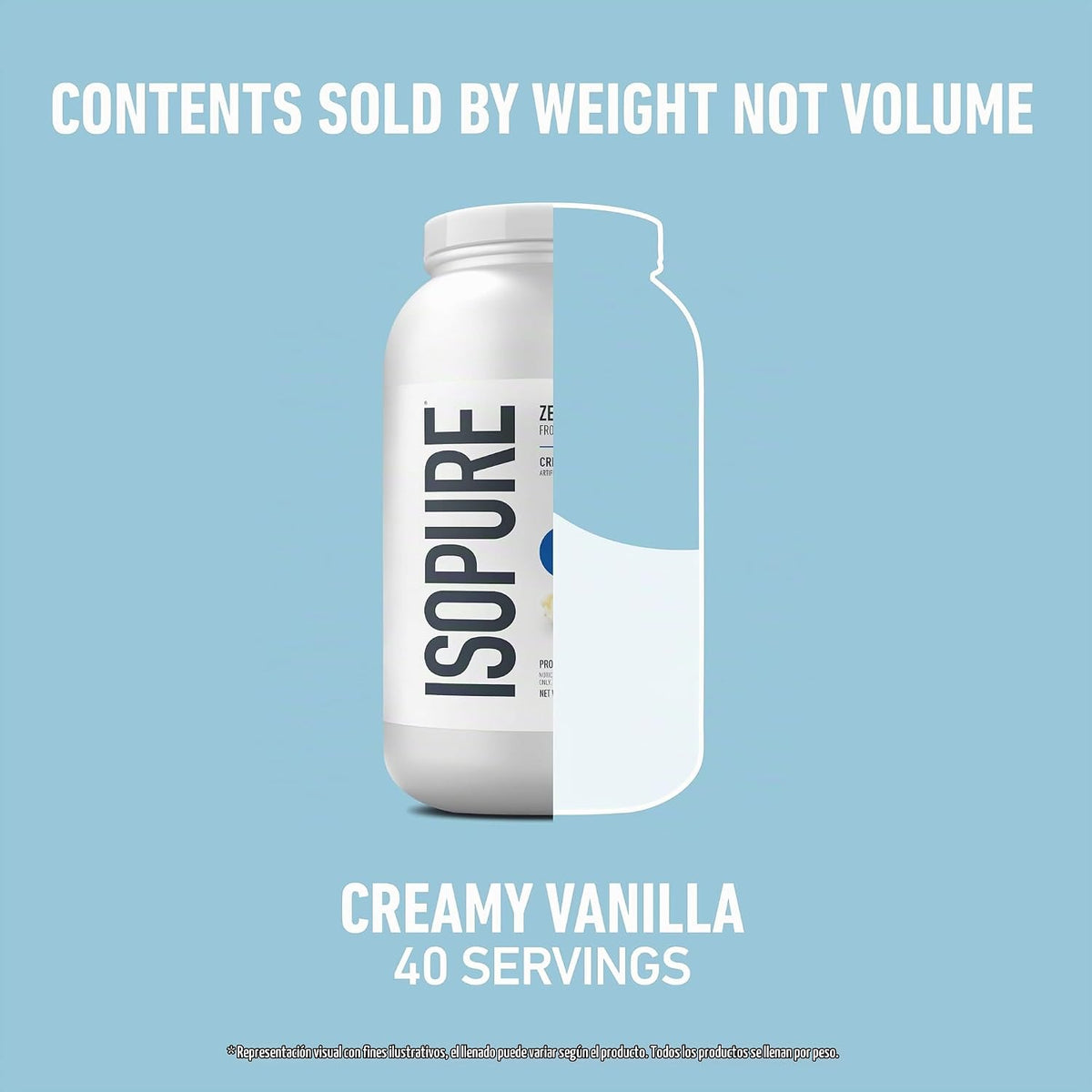 Isopure Zero Carb  – Proteína Aislada Premium - Creamy Vanilla