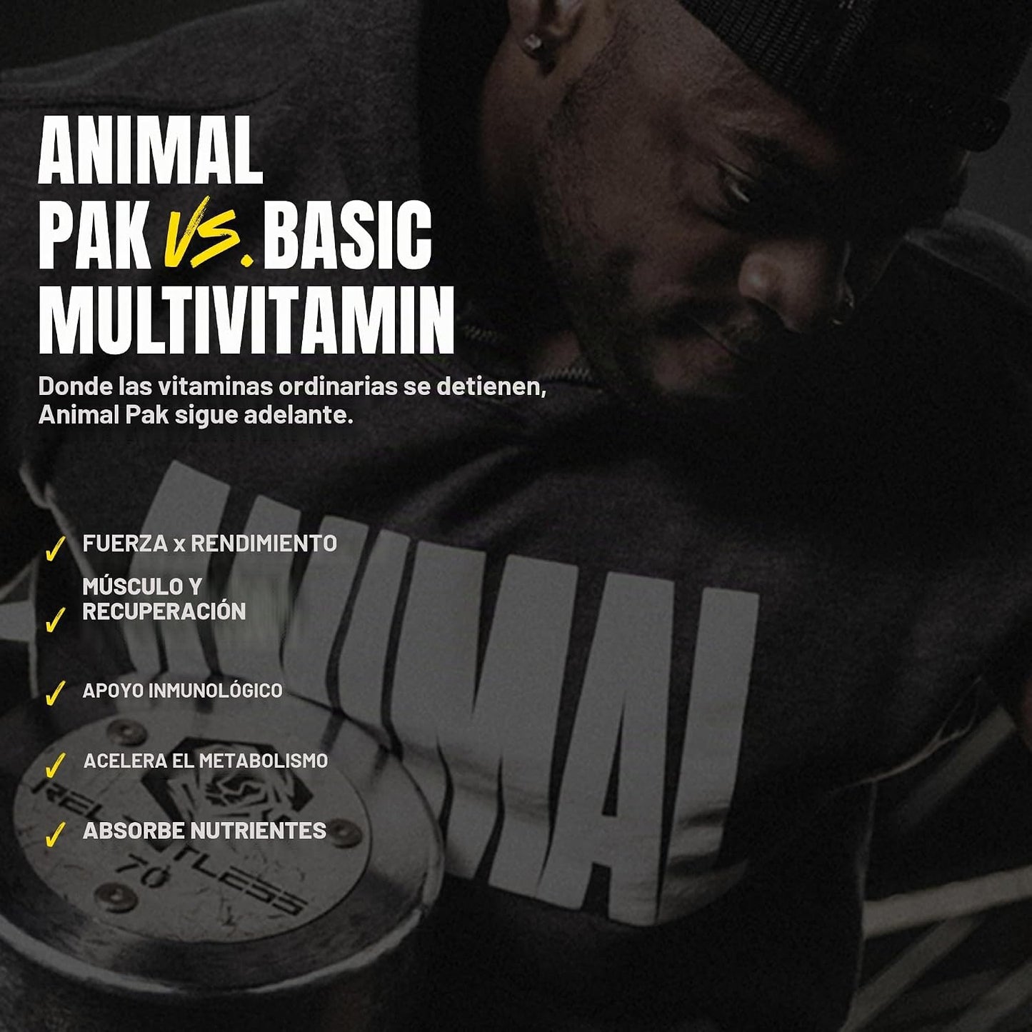 Animal Pak - Suplemento multivitamínico 44 Packs