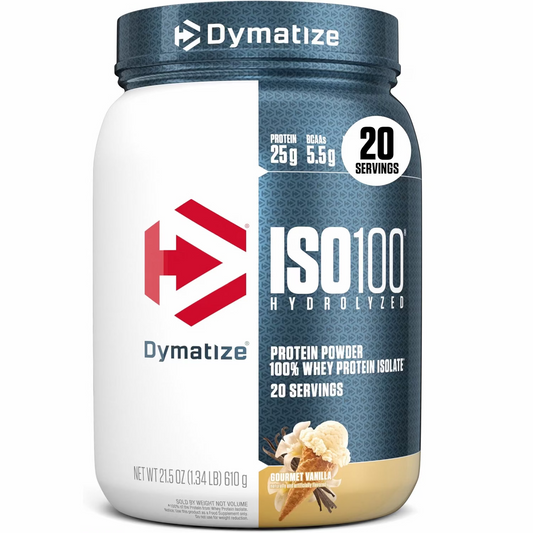 ISO100 Hydrolyzed 100% Whey Protein Isolate Gourmet Vanilla