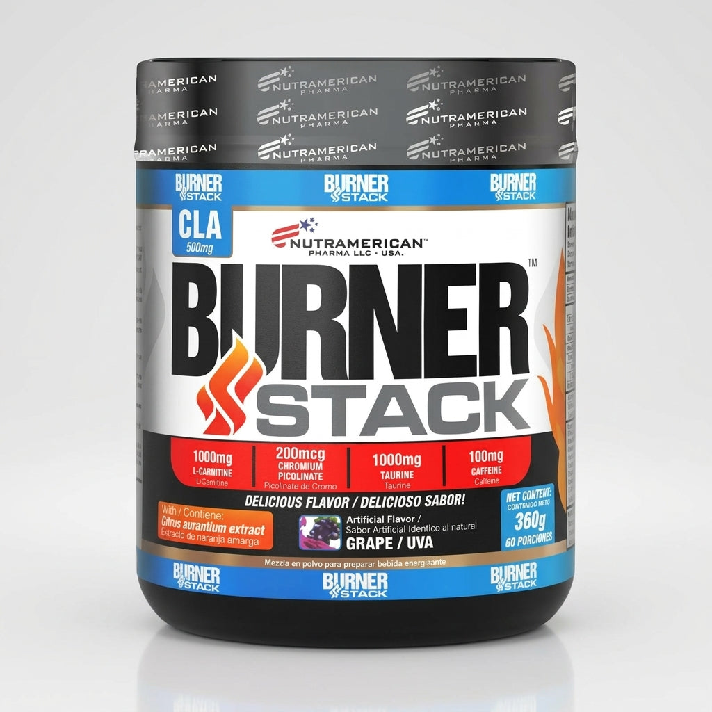 Burner Stack Quemador Nutramerican 360g - 60 Servicios