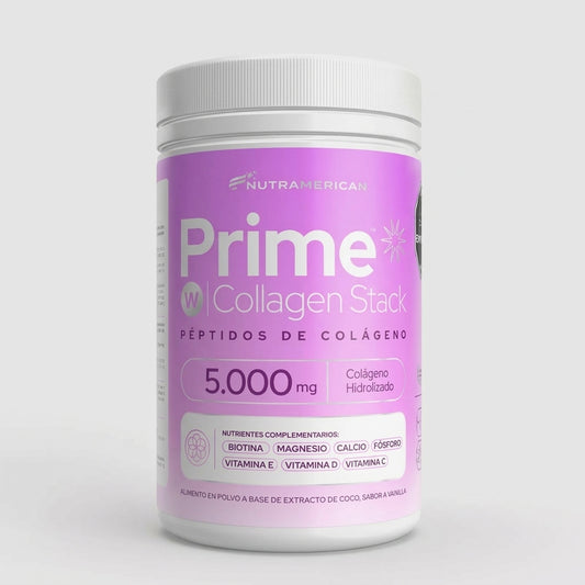 Prime W Collagen Stack | 5.000 mg de colágeno hidrolizado para la mujer - 30 Servicios