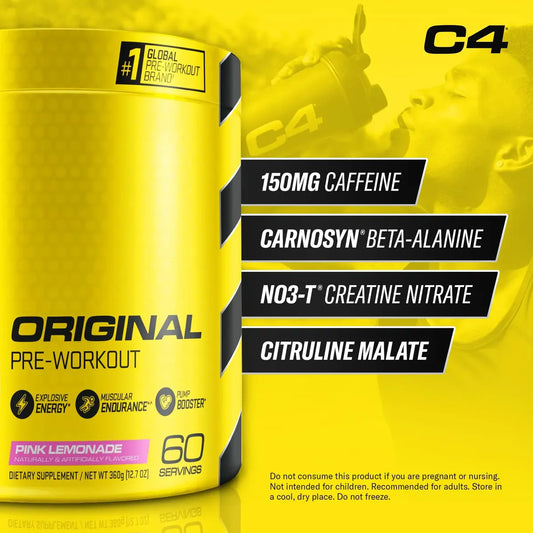 C4 Pre-Entreno Original (60 Serv) Pre-Workout