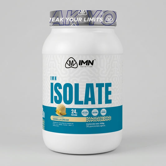 IMN Isolate 2 Lb – Aislada de Suero con Caseína y Leucina (24g Proteína) - 30 Servicios