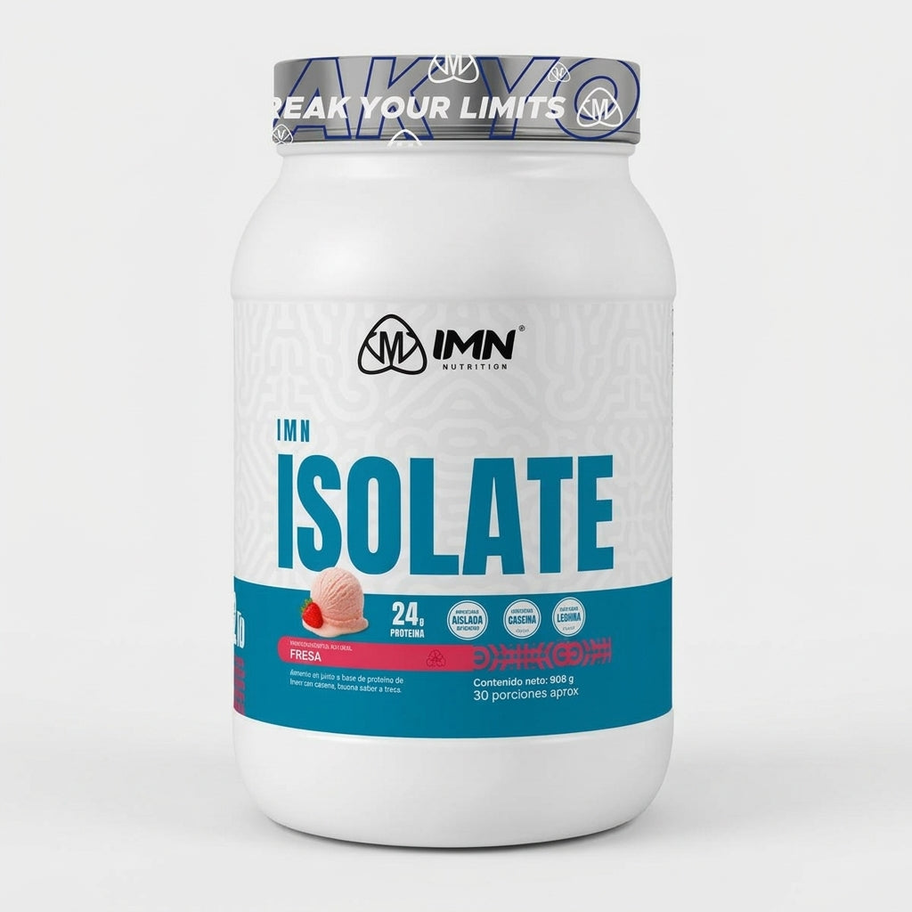 IMN Isolate 2 Lb – Aislada de Suero con Caseína y Leucina (24g Proteína) - 30 Servicios