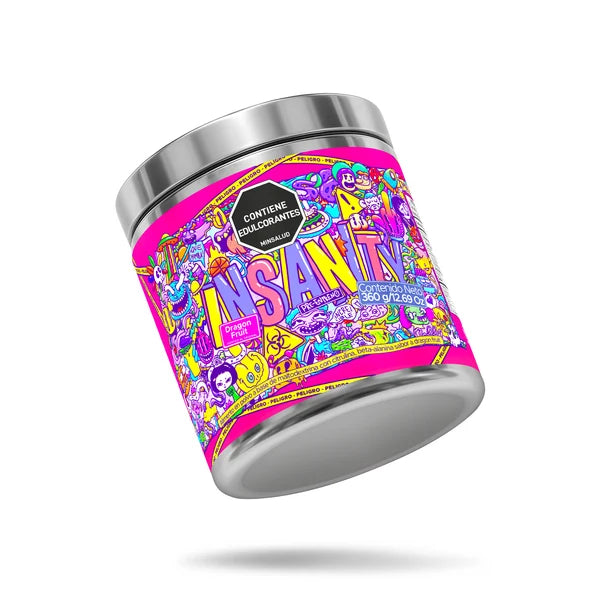 Pre-Entreno Insanity Dragon Fruit – Con Citrulina y Beta-Alanina (18 Servicios)
