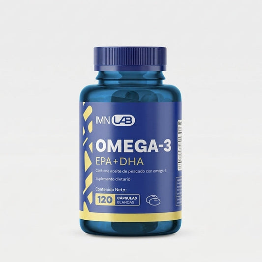 Omega 3 EPA + DHA IMN Lab 120 Cápsulas Blandas – 60 Servicios