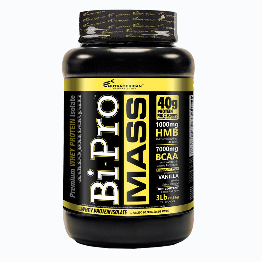 Bi-Pro Mass Nutramerican 3lb – Ganador de Masa Muscular