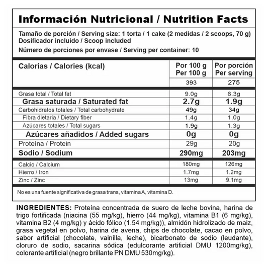 Protein Cake Nutramerican 700g Chocolate