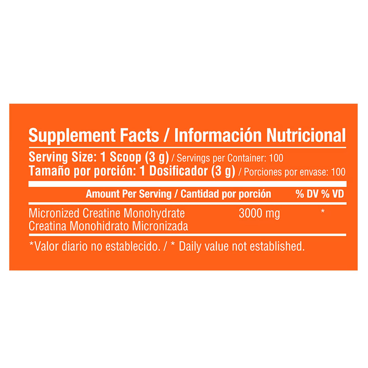 Creatina Micronizada Healthy Sports (300g / 100 Servicios)