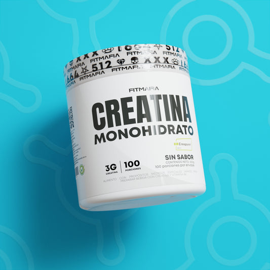Creatina Monohidrato Fitmafia (100 Serv) Sin Sabor + Obsequio