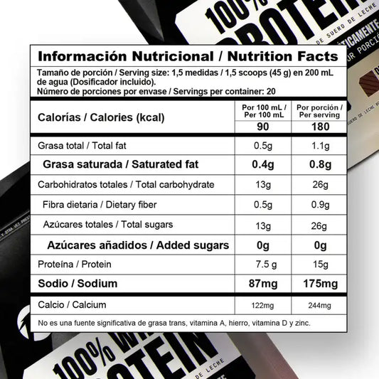 100% Whey Protein Radical Nutrition – Proteína Concentrada de Suero Deslactosada Enzimáticamente