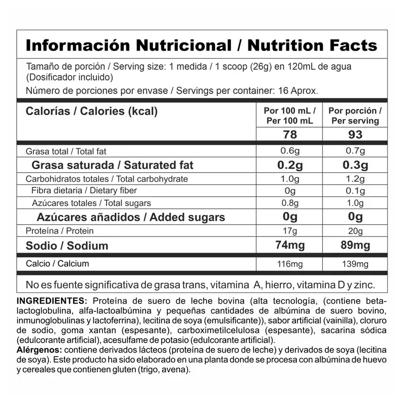 Bi-Pro Classic Nutramerican 408g (0.9 Lb) - Proteína Aislada Premium