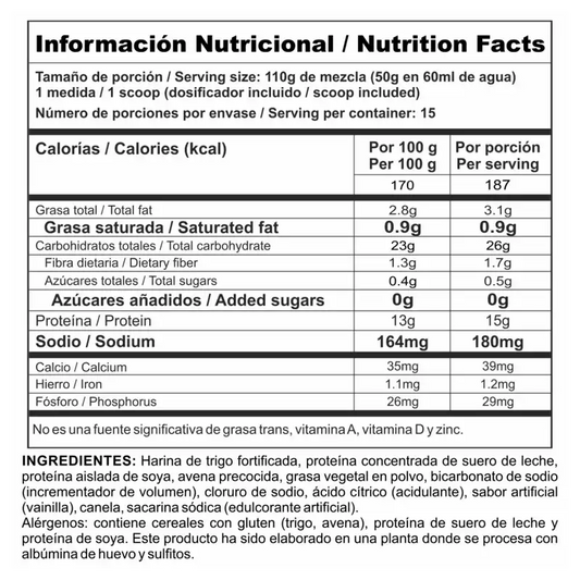 Protein Pancake Nutramerican 750g Tradicional